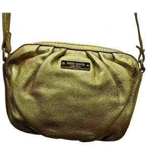 Kate Spade Gold Metallic Crossbody Purse
